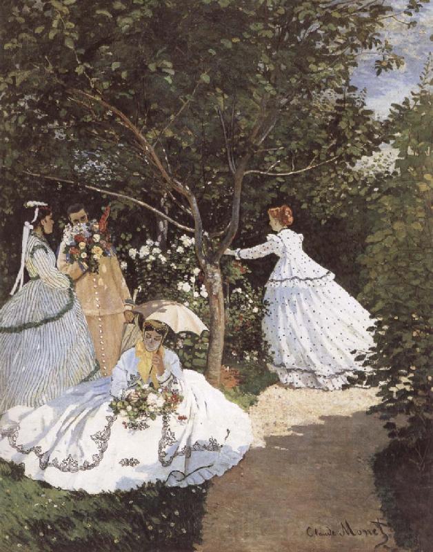 Edouard Manet Women in the Garden France oil painting art